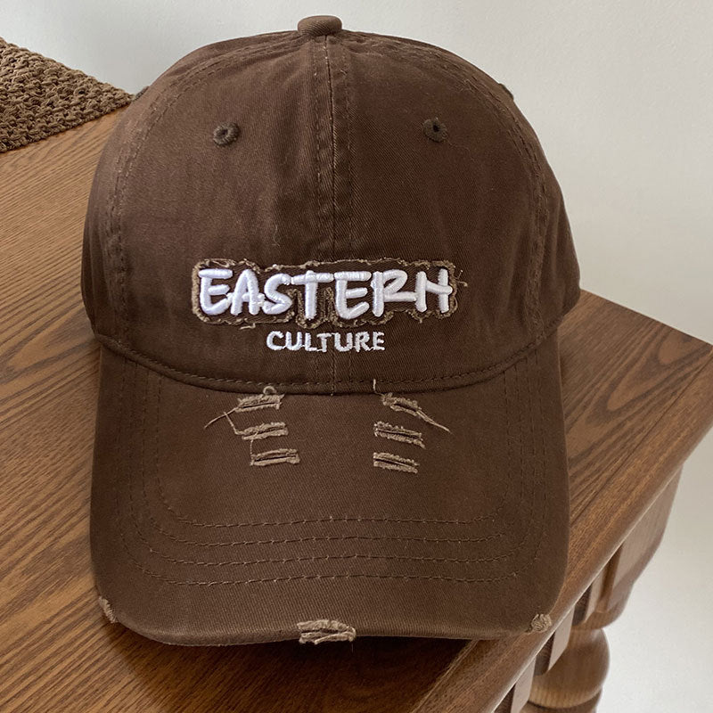 Men's Distressed Casual Cap