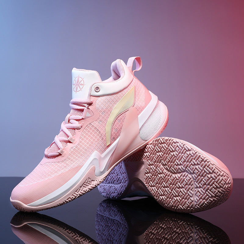 Women's Basketball Shoes with Breathable Upper and Cushioning Sole