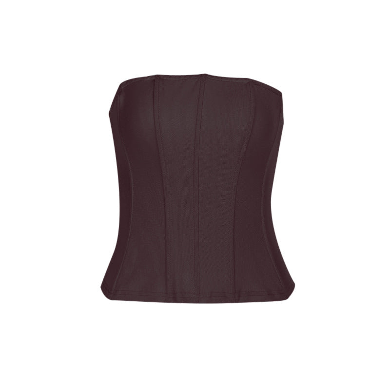 Women's Bustier Top with Figure-Flattering Design