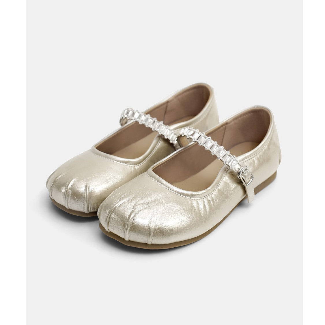 Women's Ballet Flats with Elegant Strap Detail