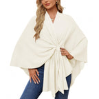 Women's Fashionable Wrap Coat with Trendy Design