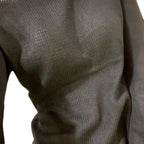 Women's Elegant Fine Knit Sweater with Casual Cut and Crew Neck