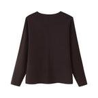 Women's Elegant V-Neck Button-Down Cardigan