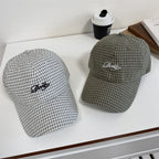 Men's Casual Checkered Baseball Cap
