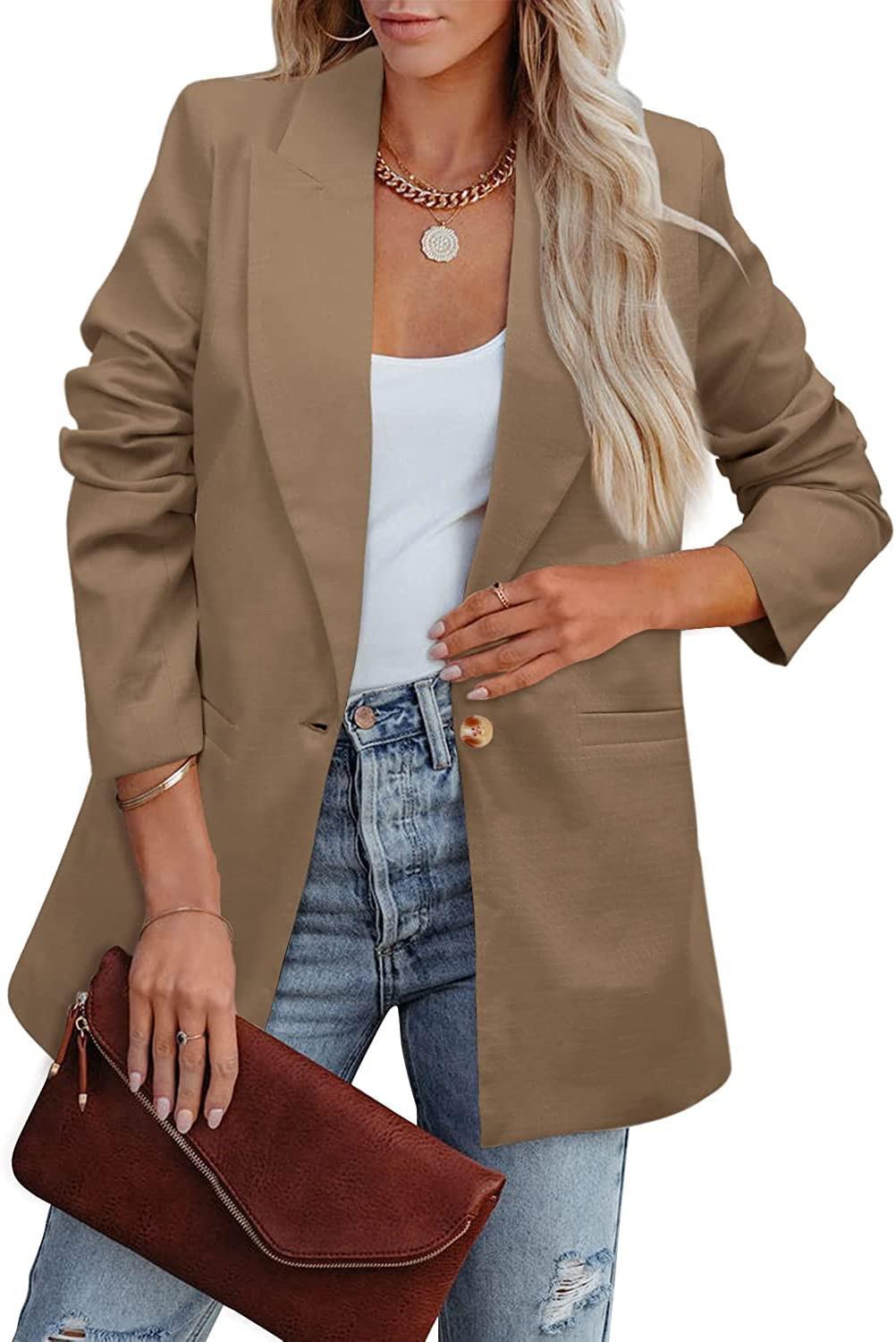 Elegant Casual Blazer with Two Pockets