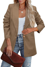 Elegant Casual Blazer with Two Pockets