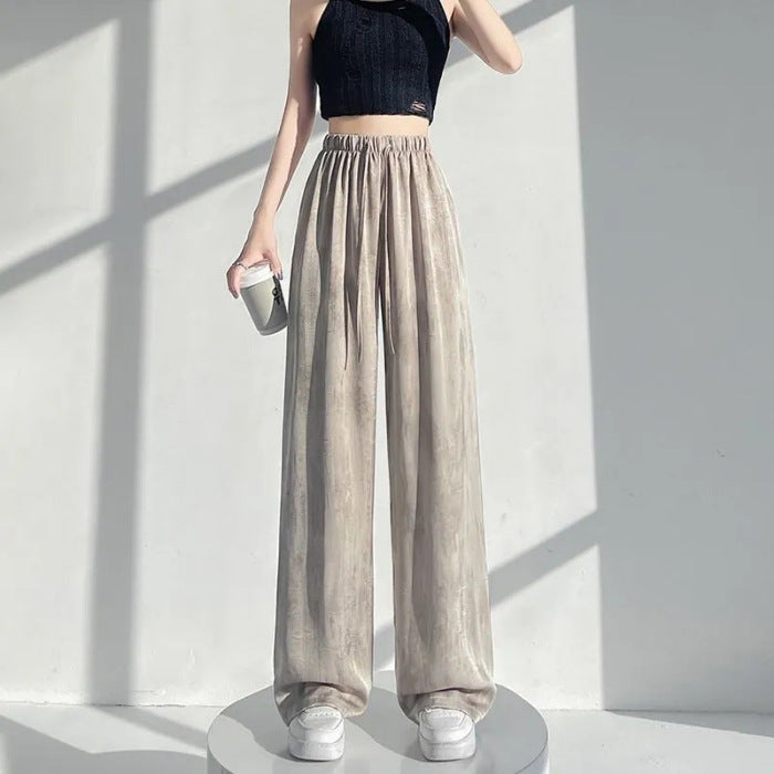 Women's High-Waisted Palazzo Pants in Lightweight, Breathable Fabric