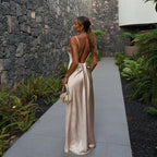 Women's Evening Dress with Elegant Back Detail