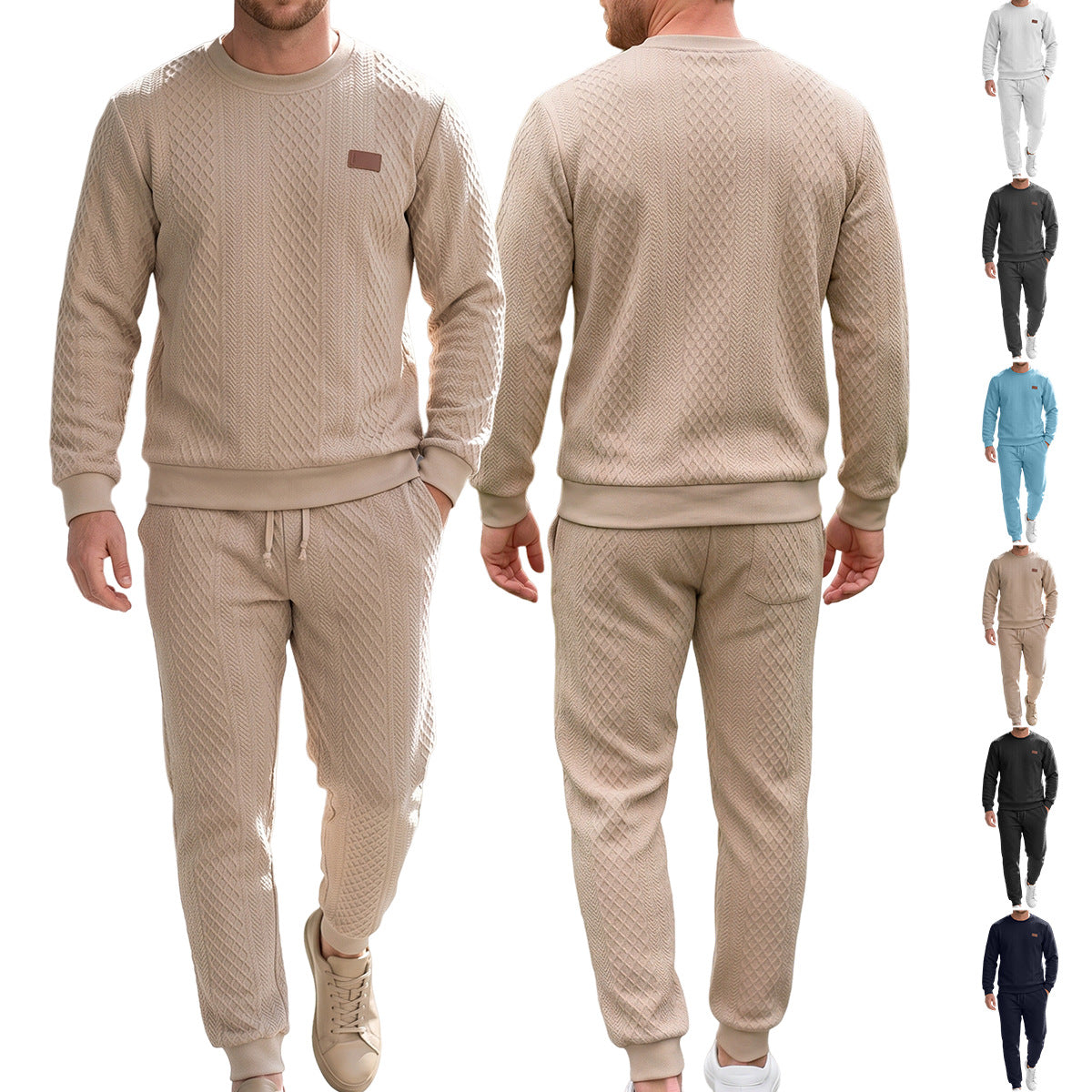 Men's Structured Knit Tracksuit
