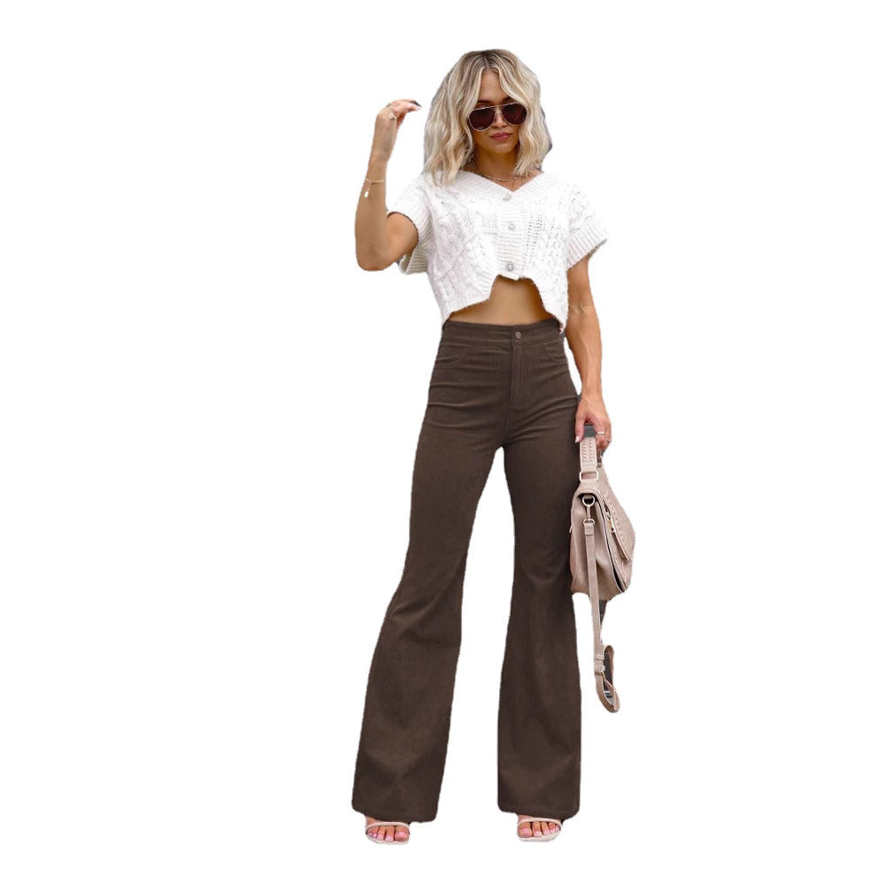 Women's High-Waisted Flared Jeans