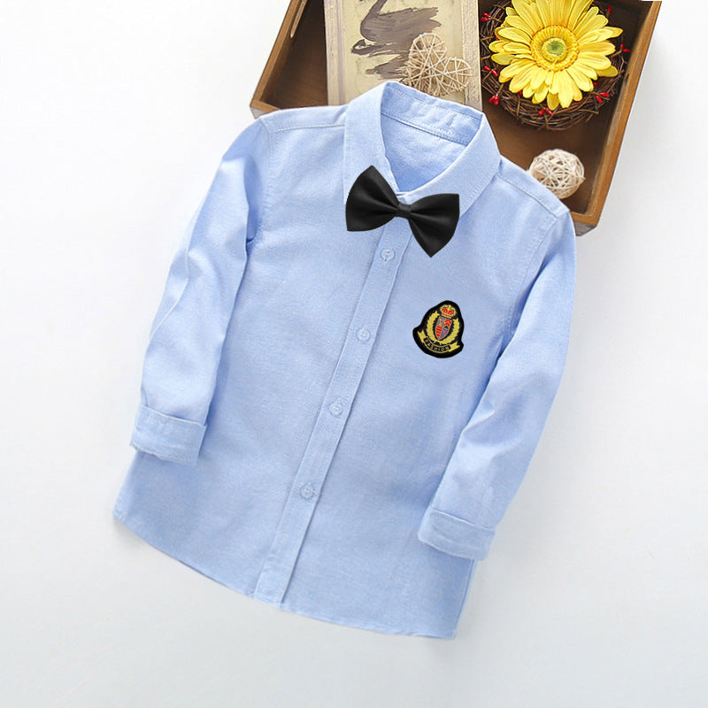 Women's Classic Shirt with Elegant Embroidery