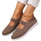 Women's Breathable and Flexible Ballet Flats with Elastic Strap