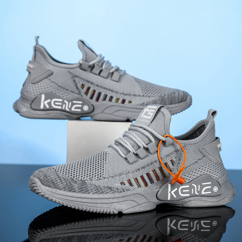 Women's Breathable Casual Sneakers with Elastic Lacing System