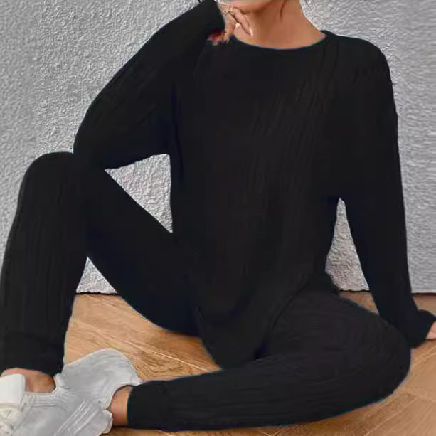 Women's Cozy Ribbed Knit Set