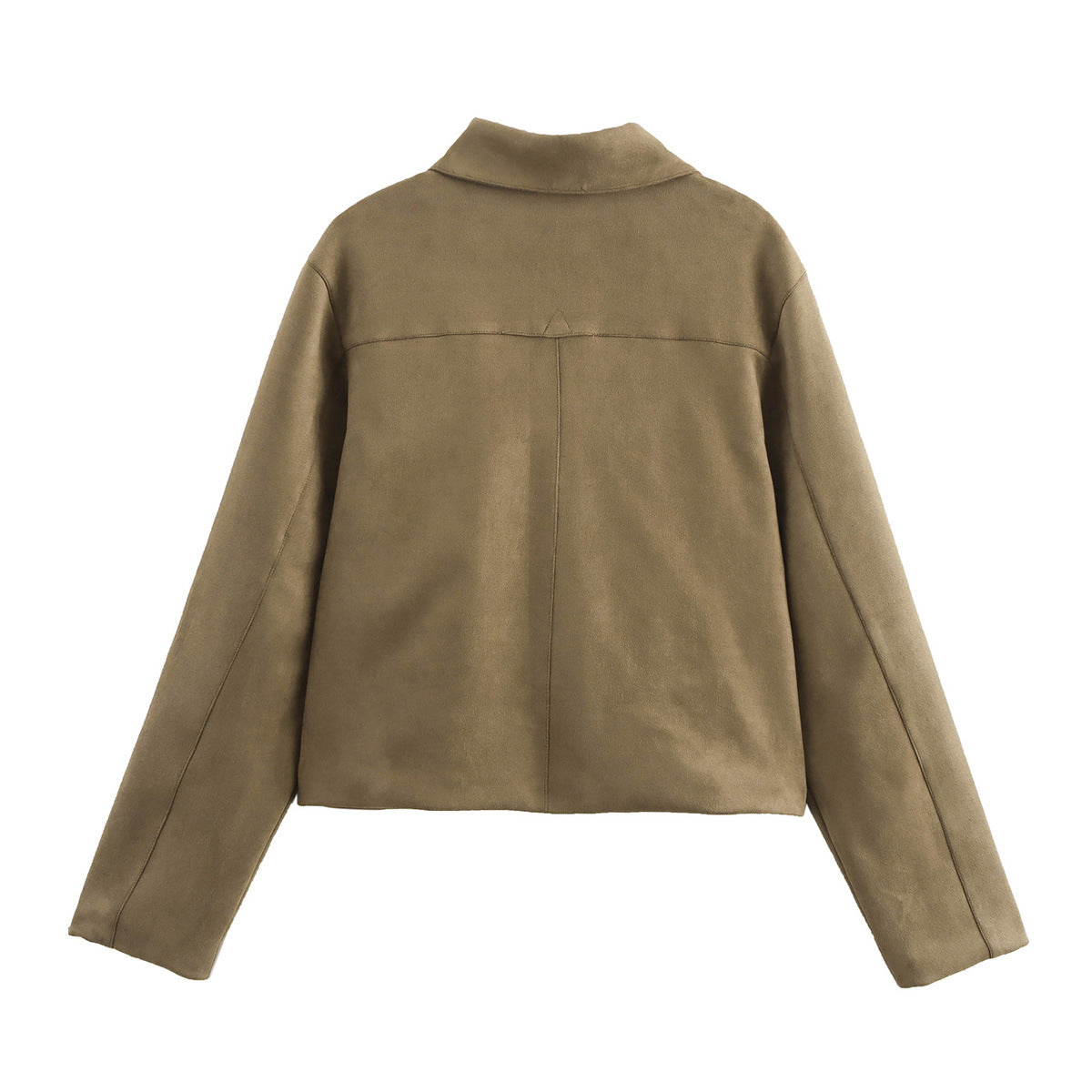 Women's Cropped Utility Jacket with Practical Pockets and Modern Cut