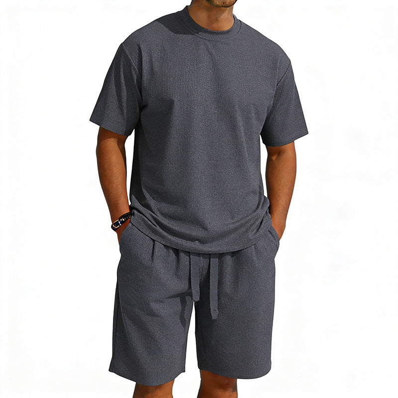Men's Short-Sleeve Shirt and Bermuda Combination