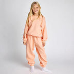 Casual Sweat Set with Voluminous Top and Comfortable Joggers