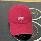 Men's Supportive Embroidered Cotton Baseball Cap