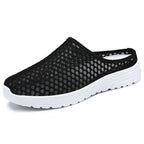 Women's Breathable Casual Mules with Innovative Mesh Structure