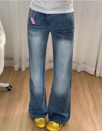 Women's High-Waisted Flared Jeans