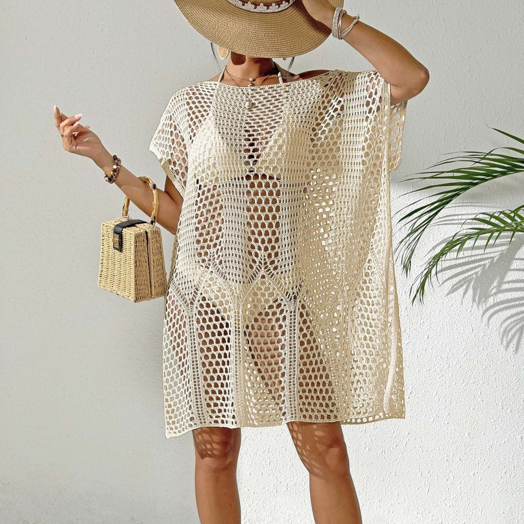 Women's Elegant Crochet Beach Cover-Up