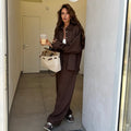 Women's Lightweight Linen Loungewear Suit