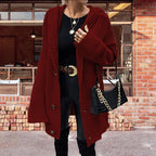 Women's Oversized Chunky Knit Cardigan with Pockets