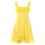 Women's Chiffon Dress with Flowing Hem and Sweetheart Neckline