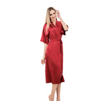Women's Luxurious Satin Robe