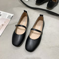 Women's Ballet Flats with Elegant Strap and Comfortable Footbed