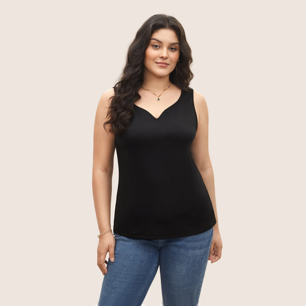 Women's Sleeveless V-Neck Tank Top