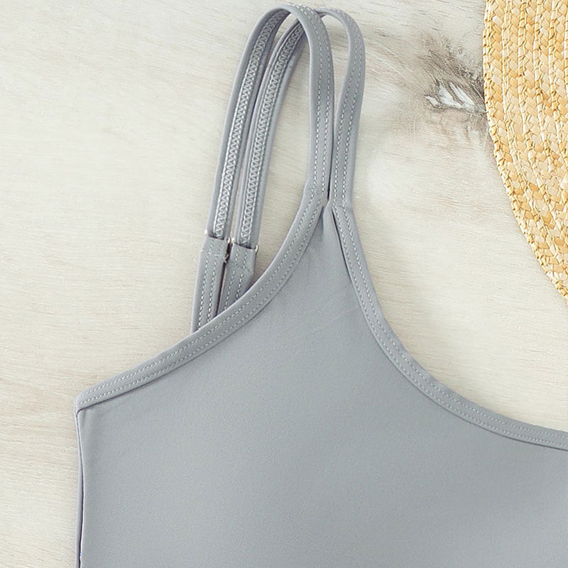 Women's Asymmetrical Cut-Out One-Piece Swimsuit