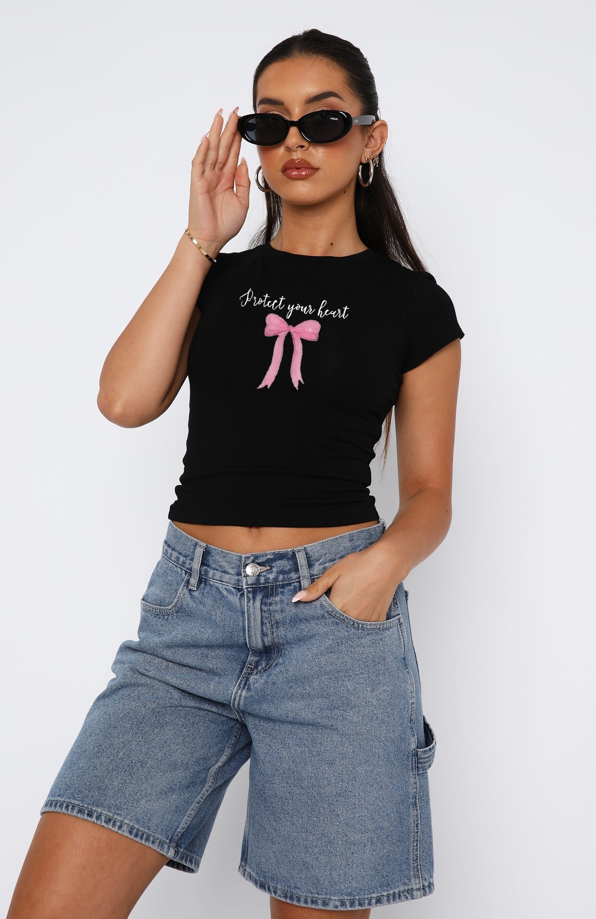Women's Comfortable Crop Top with Fashionable Print