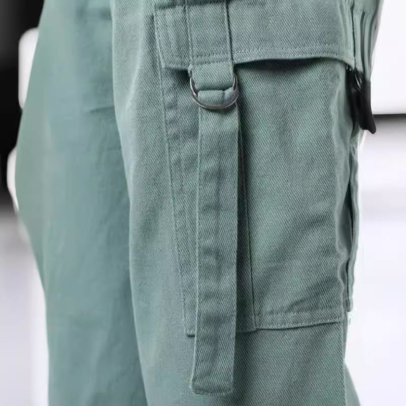 Women's Wide-Leg Cargo Pants with Practical Pockets