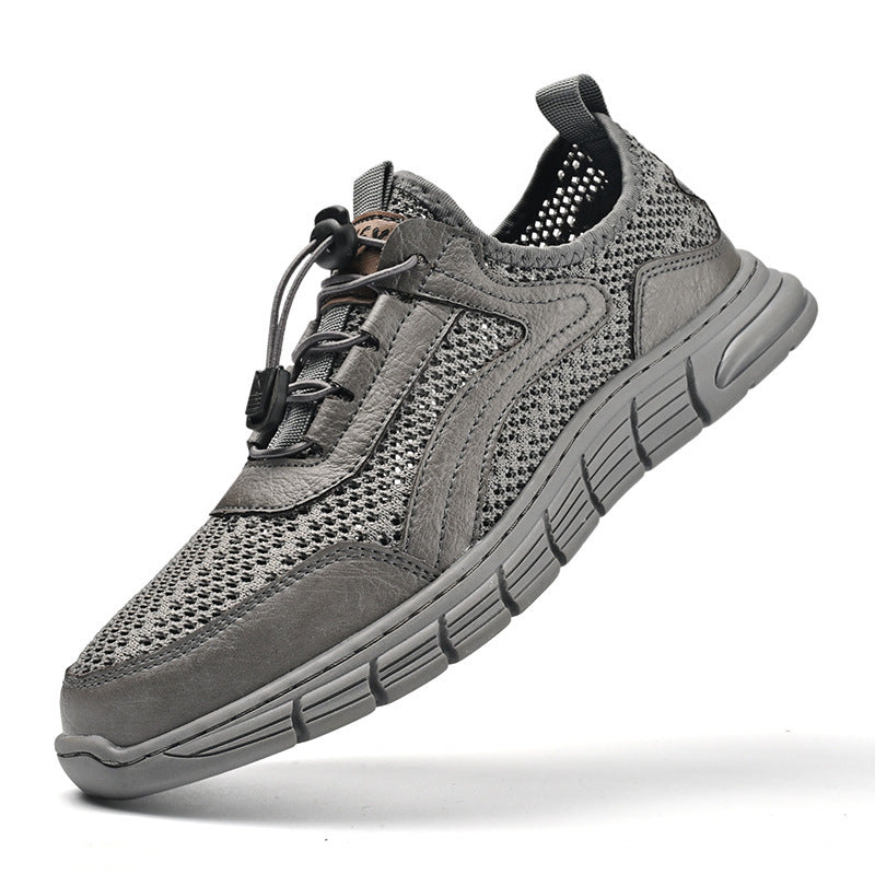 Women's Breathable Sports Sneakers with Elastic Quick-Lace System
