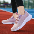 Women's Breathable Running Shoes with Cushioned Footbed and Flexible Sole