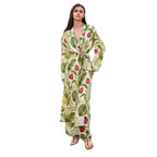 Women's Airy Kimono with Floral Patterns