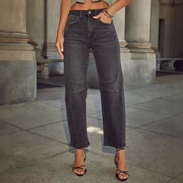 Women's High-Waist Jeans in Casual Urban Style