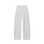 Women's Elegant Wide-Leg Trousers with Fine Pleats