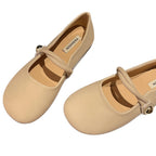Women's Ballet Flats with Elegant Strap and Comfortable Sole