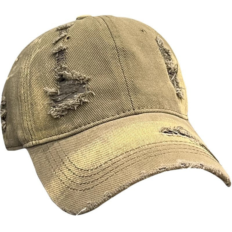 Men's Distressed Denim Cap