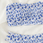 Women's Bandeau Bikini with Sophisticated Knot Design