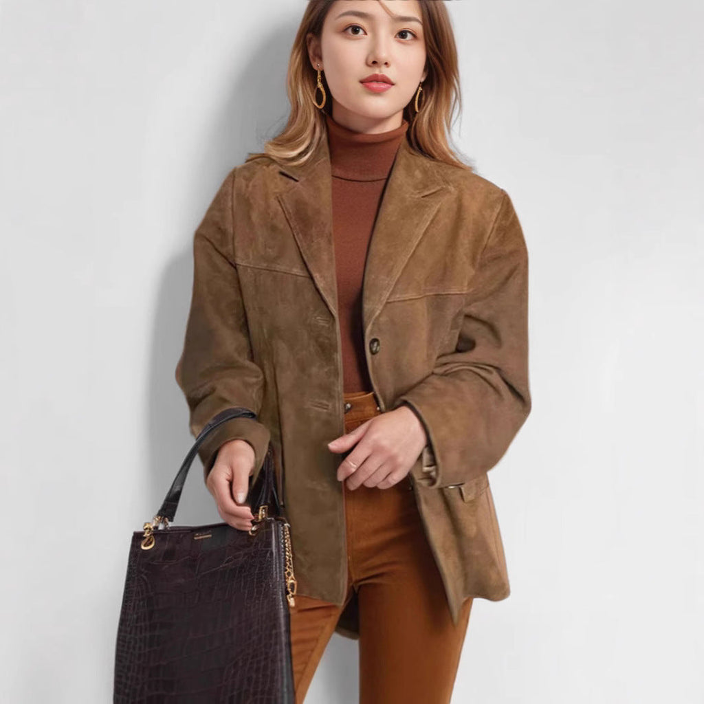 Elegant Suede Blazer