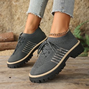 Women's Breathable and Comfortable Sneakers with Statement Sole