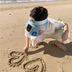 Adjustable Children's Sun Visor with Integrated Mini Fan