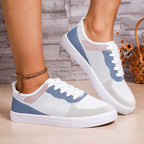 Women's Breathable Sneakers with Elastic Mesh Structure