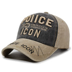 Men's Vintage-Inspired Embroidered Baseball Cap