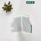 Women's Color-Block Cropped Shirt