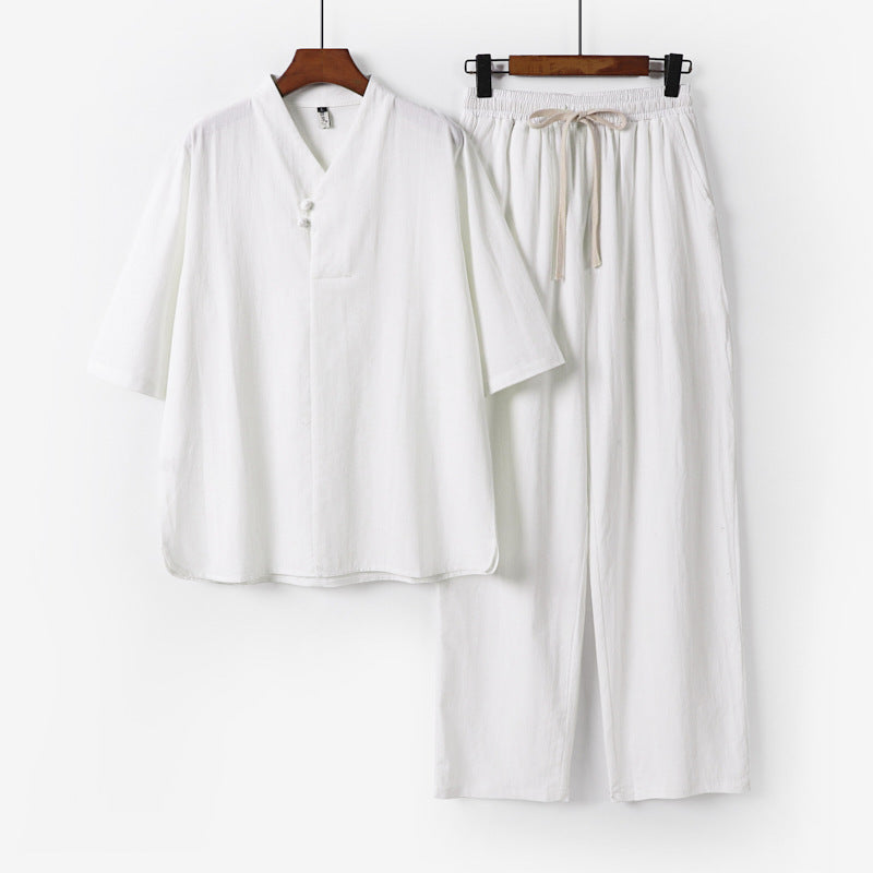 Men's Two-Piece Lightweight Loungewear Set