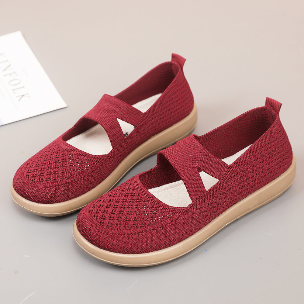 Women's Comfortable Casual Sneakers with Flexible Upper